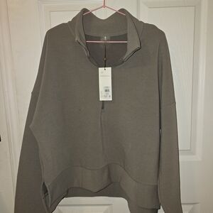 CALIA by Carrie Underwood Gray Cowl Neck Sweater